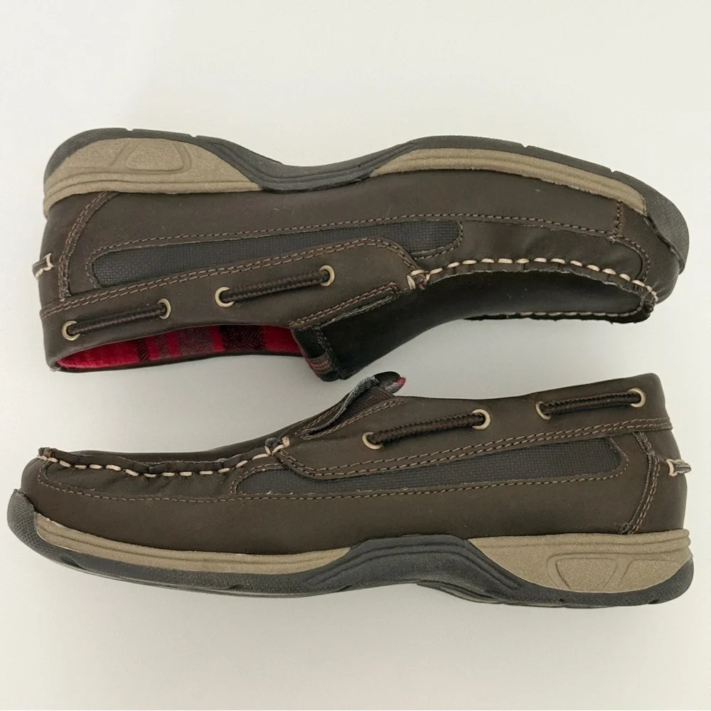Outland Boys Brown Loafers Size 5.5M